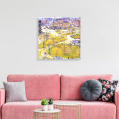 Union Square in Spring door Frederick Childe Hassa Canvas Afdruk (Insitu (Woonkamer))