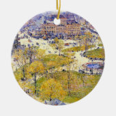 Union Square in Spring door Frederick Childe Hassa Keramisch Ornament (Voorkant)