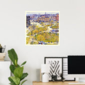 Union Square in Spring door Frederick Childe Hassa Poster (Thuiskantoor)