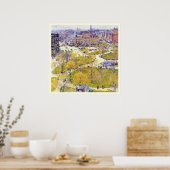 Union Square in Spring door Frederick Childe Hassa Poster (Keuken)