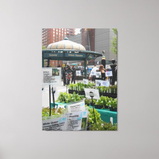 Union Square, New York City, Verenigde Staten Canvas Afdruk (Voorkant)