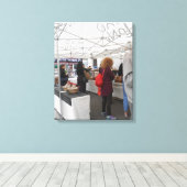 Union Square, New York City, Verenigde Staten Canvas Afdruk (Insitu (Houten vloer))