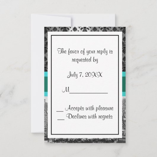 Union Square NYC Black Damask 212 RSVP 1 (Achterkant)