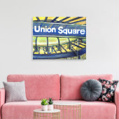 Union Square Parlor Canvas Afdruk (Insitu (Woonkamer))