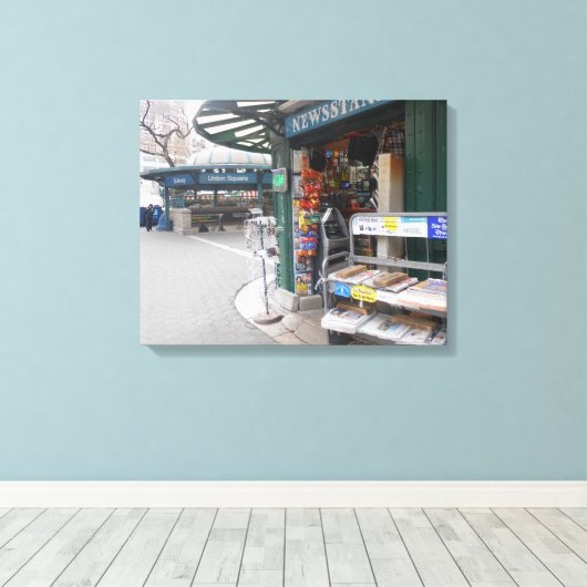 Union Squarere Canvas Afdruk (Insitu (Houten vloer))