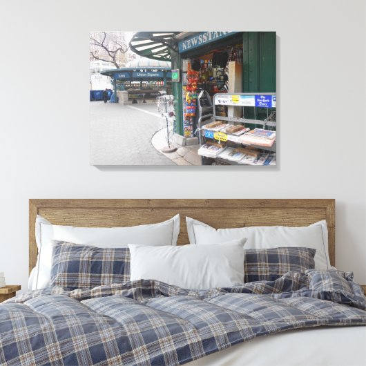 Union Squarere Canvas Afdruk (Insitu (Slaapkamer))