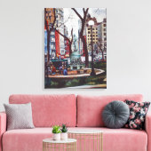 Union Square's geur van kleur Canvas Afdruk (Insitu (Woonkamer))