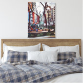 Union Square's geur van kleur Canvas Afdruk (Insitu (Slaapkamer))