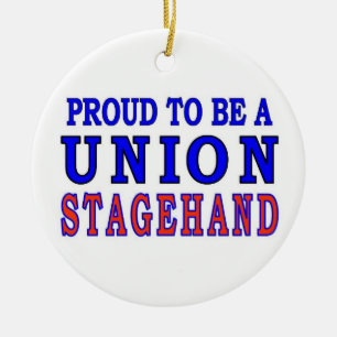UNION STAGEHAND KERAMISCH ORNAMENT