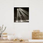 Union Station Chicago, 1943.  foto Poster (Keuken)