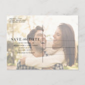 Union Station Chicago Wedding Bewaar de datum Aankondigingskaart (Achterkant)