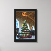 Union Station Christmas Tree, Kansas City Canvas Afdruk (Voorkant)