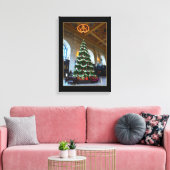 Union Station Christmas Tree, Kansas City Canvas Afdruk (Insitu (Woonkamer))