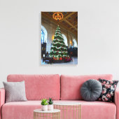 Union Station Christmas Tree, Kansas City Canvas Afdruk (Insitu (Woonkamer))