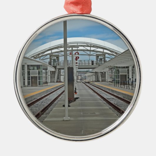 Union Station Denver Metalen Ornament (Voorkant)