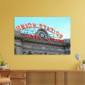 Union Station - Downtown Denver Canvas Afdruk (Insitu (Woonkamer))