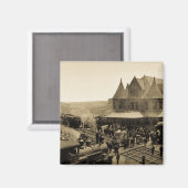 Union Station, Durand, Michigan Magneet (Voorkant / Achterkant)