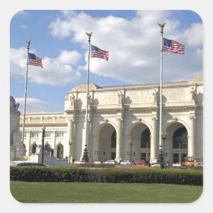 Union Station in Washington, D.C. Vierkante Sticker