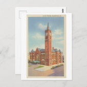  Union Station, Indianapolis, Indiana Briefkaart (Voorkant / Achterkant)