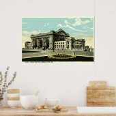 Union Station Kansas City 1914 Vintage Poster (Keuken)