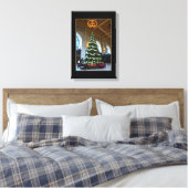 Union Station Kerstboom, Kansas City Canvas Afdruk (Insitu (Slaapkamer))