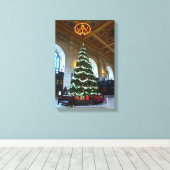 Union Station Kerstboom, Kansas City Canvas Afdruk (Insitu (Houten vloer))