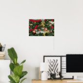 Union Station Kerstboomornamenten Poster (Thuiskantoor)