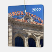 Union Station & State Capitol, Denver Keramisch Ornament (Links)