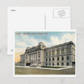 Union Station, Vintage van Memphis Briefkaart (Voorkant / Achterkant)