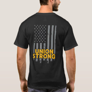 Union Sterke Amerikaanse Vlag Patriottische Dag va T-shirt