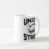 Union Strong - Dag van de Arbeid Geschoolde vakbon Koffiemok (Voorkant rechts)