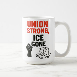 Union Strong, ICE Gone Immigratieprotesten, Koffiemok