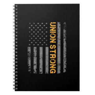 Union Strong met Amerikaanse vlag Classic Notitieboek
