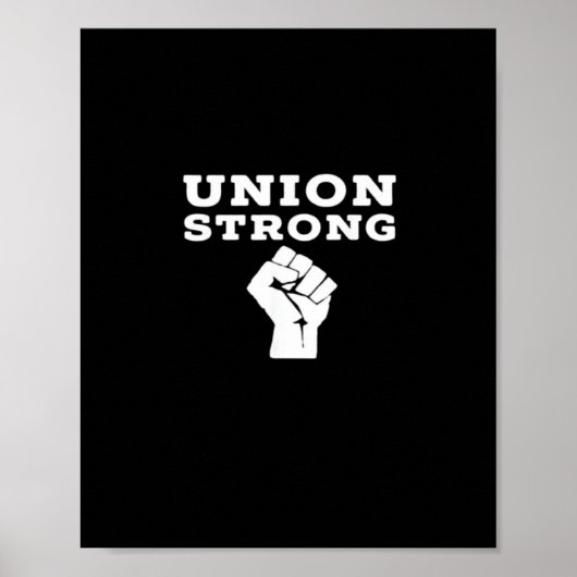 Union Strong Solidarity Classic Poster (Voorkant)