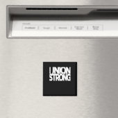 Union Strong - White Text Classic Magneet (Insitu (Vaatwasser))
