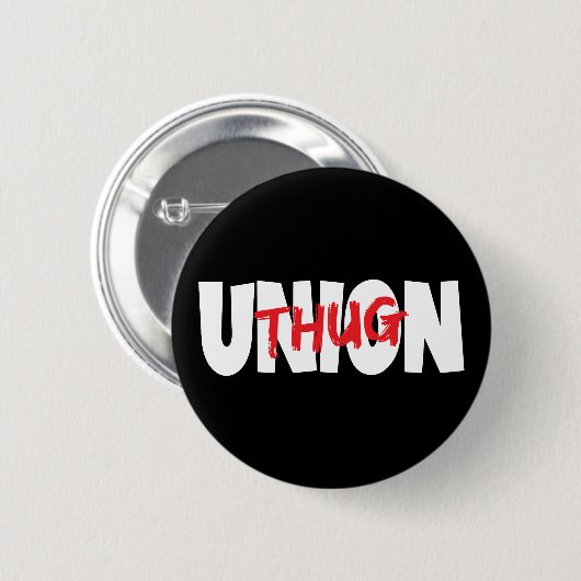 Union Thug Ronde Button 5,7 Cm (Voorkant /achterkant)