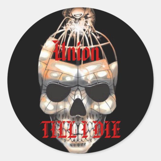Union Till I Die sticker (Voorkant)