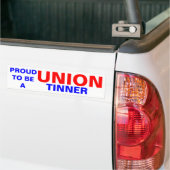 UNION TINNER BUMPERSTICKER (Op Truck)