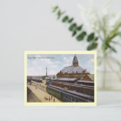 Union Train Depot, Pueblo, Vintage van Colorado Briefkaart (Staand voorkant)