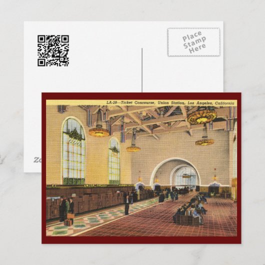 Union Train Station, Los Angeles  Briefkaart (Voorkant / Achterkant)