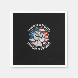 Union Trots Unie Sterke Amerikaanse vlag - Union W Servet