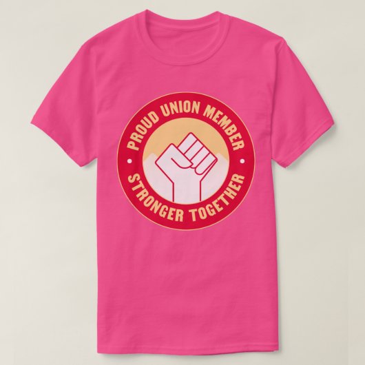 Unionaal werk voor lid van de Unie T-shirt (Design voorkant)