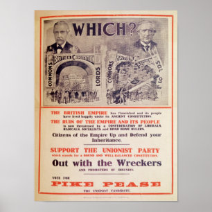 Unionistisch Poster van de Partij van de Britten
