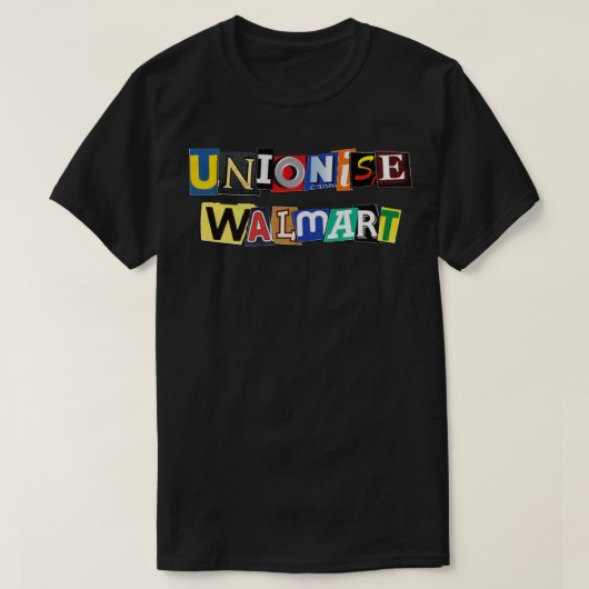 Unionize Walmart T-shirt (Design voorkant)