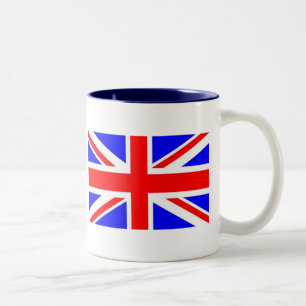 UnionJacklargezazzle Tweekleurige Koffiemok