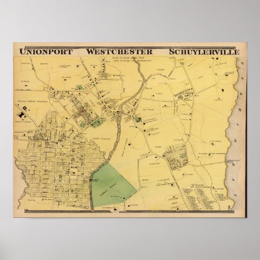 Unionport, Westchester, Schuylerville Poster (Voorkant)