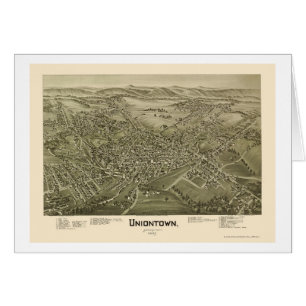 Uniontown, PA Panoramic Map - 1897