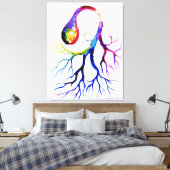 Unipolair neuron canvas afdruk (Insitu (Slaapkamer))