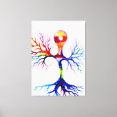 Unipolair neuron canvas afdruk (Voorkant)