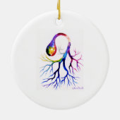 Unipolair neuron keramisch ornament (Achterkant)